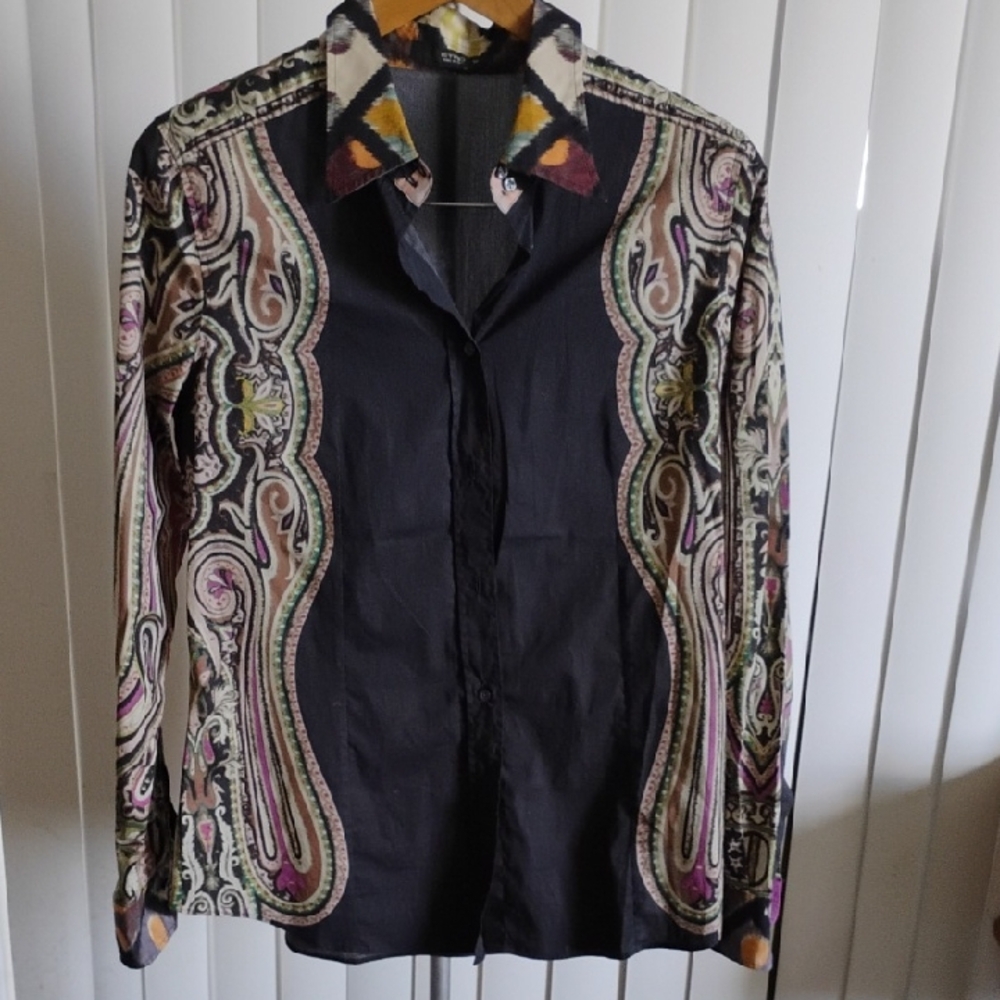 Etro Multicolor Paisley Shirt Jacket